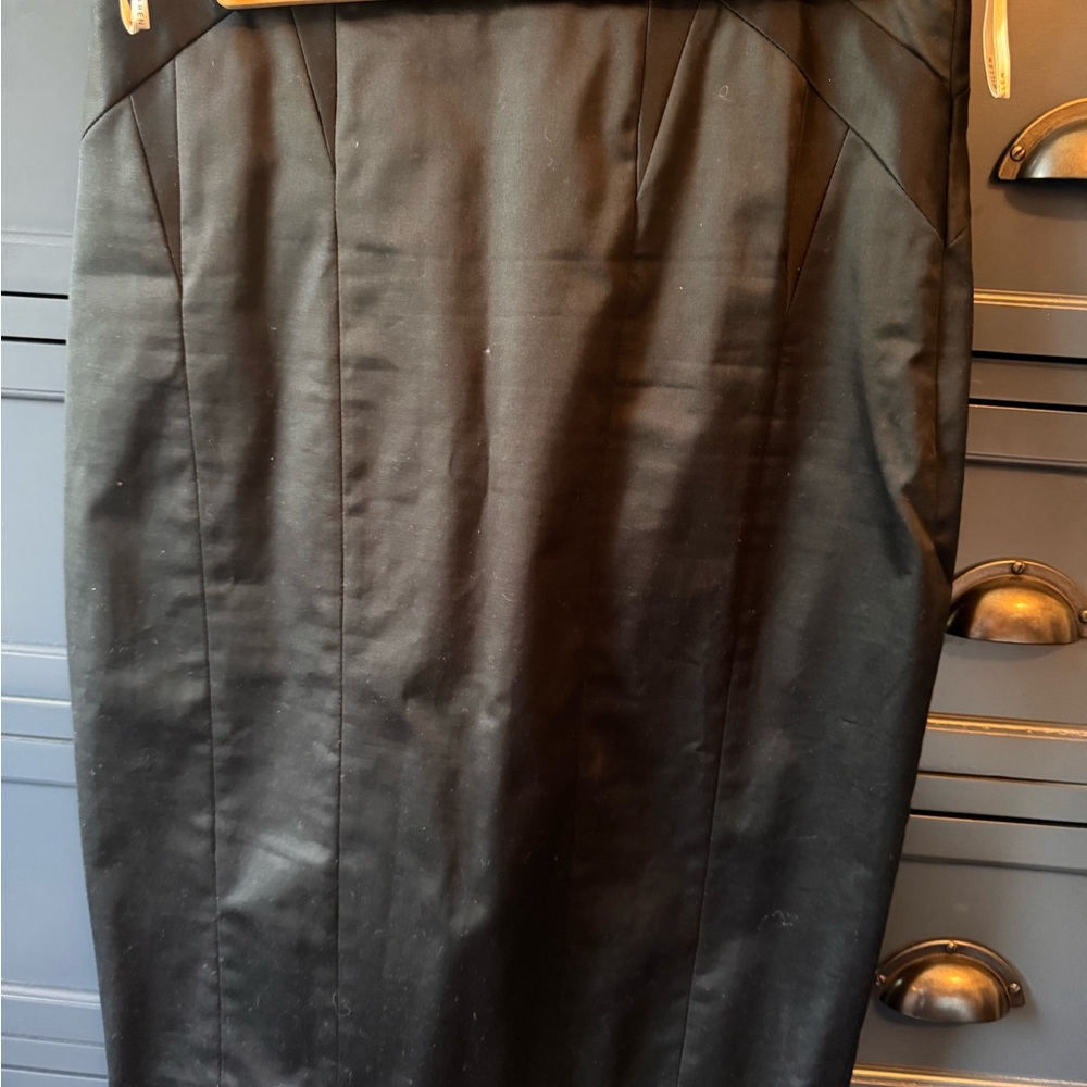 Karen Millen Black Midi Pencil Skirt
